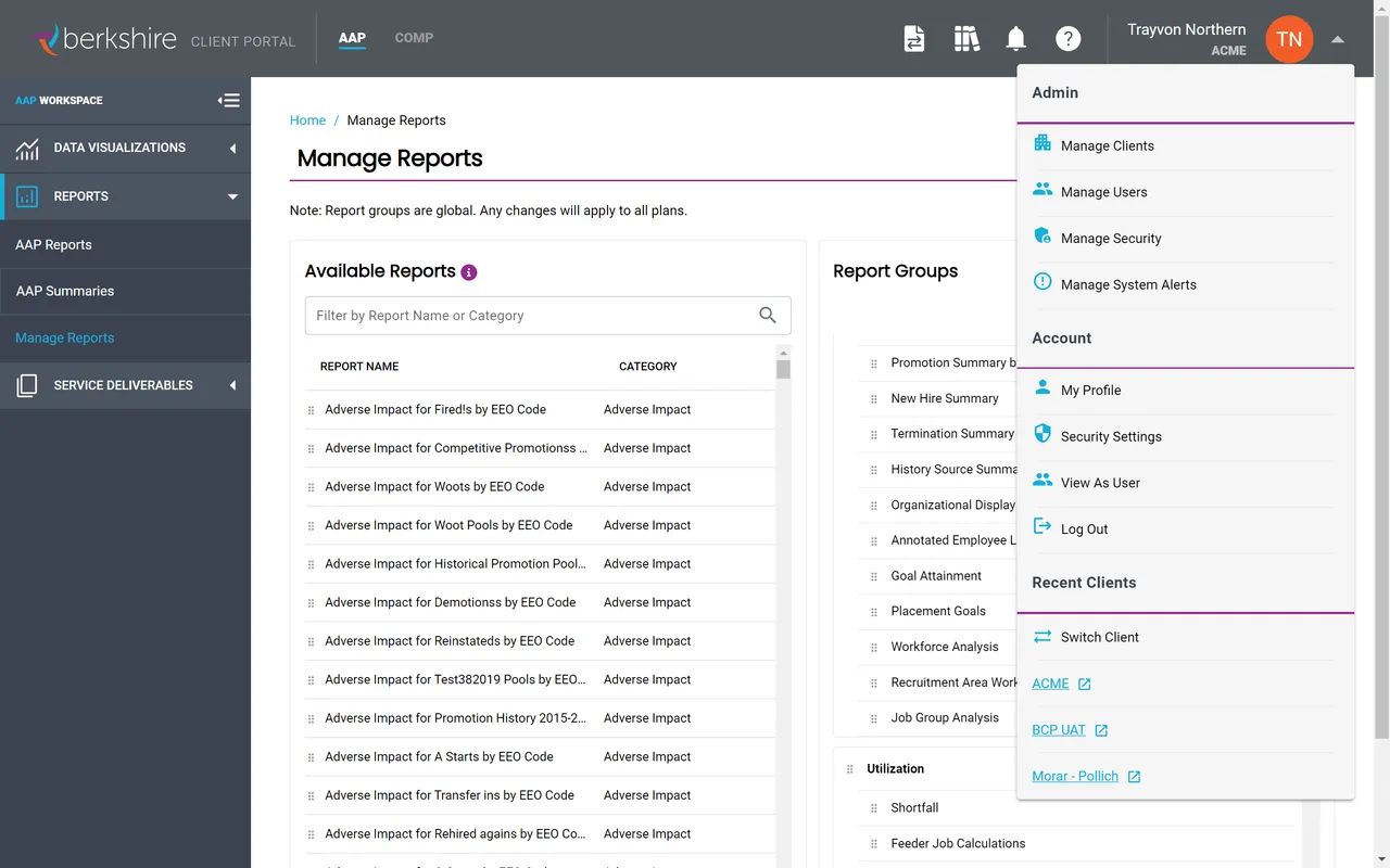 Berkshire Associates screenshot 2